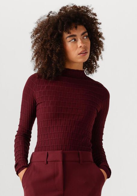 Bordeaux Y.A.S. Trui YASTRIXO LS KNIT PULLOVER - large