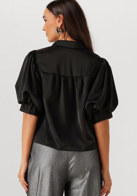 Zwarte NEO NOIR Top ETTA HEAVY SATEEN SHIRT - large