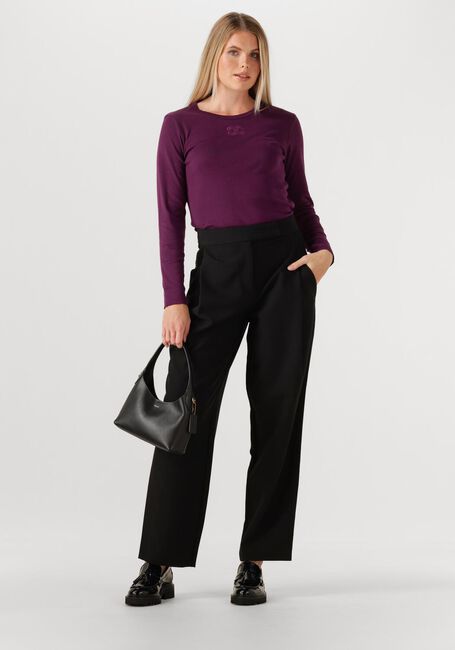 CO'COUTURE Haut GRANNY EMBROIDERY TEE en violet - large