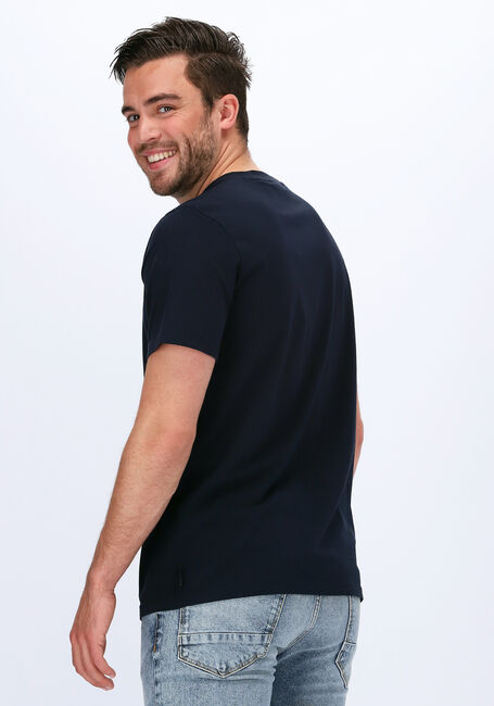 SCOTCH & SODA T-shirt GRAPHIC LOGO T-SHIRT IN ORGANI Bleu foncé - large