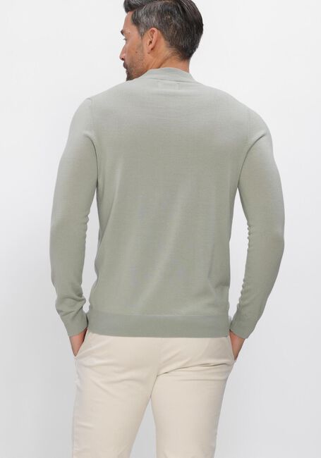 STEFANO LAURAN Pull HALF ZIP ANDERS en vert - large
