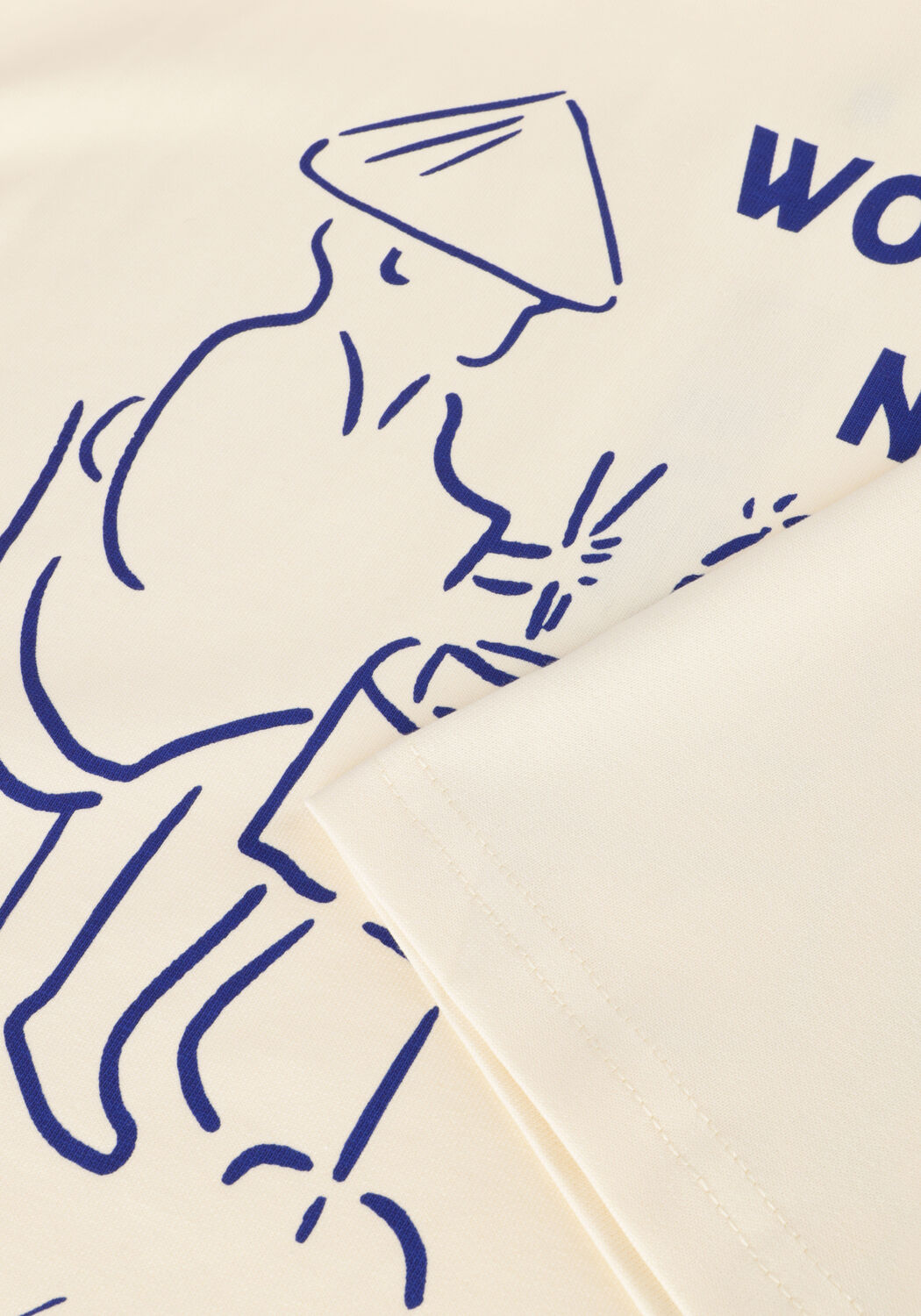 WOODBIRD T-shirt WBBAINE NOODLE TEE Blanc - large