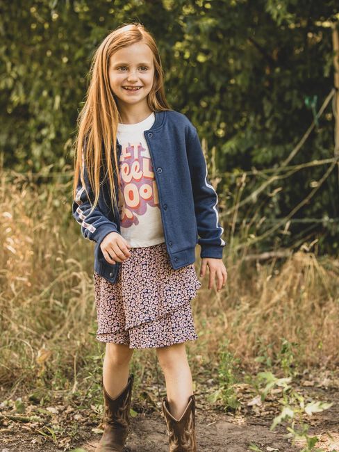 Donkerblauwe LOOXS Little Minirok 2601-7717-897 - large