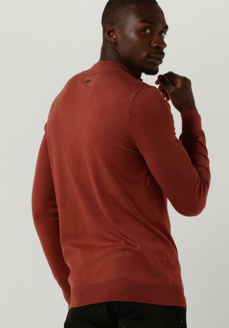 PUREWHITE Pull SEASONAL ESENTIAL HALF ZIP en rouge - large