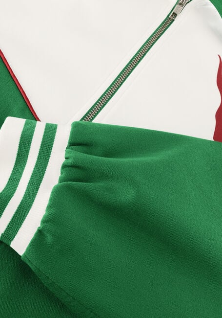 Groene ALIX THE LABEL Jack LADIES WOVEN COLOURBLOCKING BOMBER - large