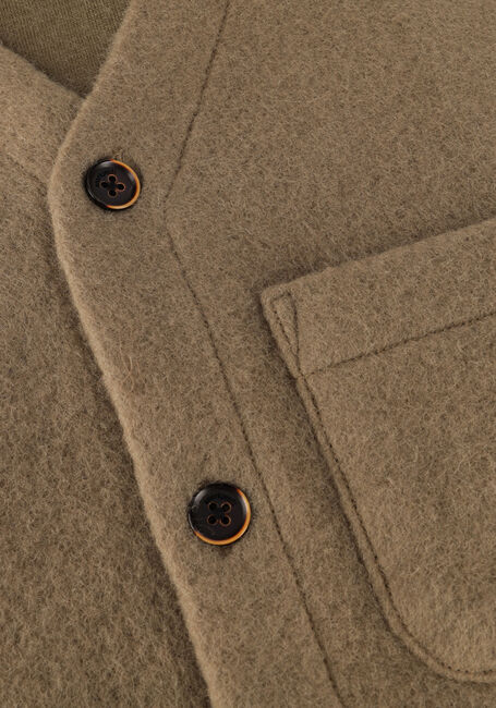 Bruine ANERKJENDT Vest AKRASMUS BOILED WOOL Bruine ANERKJENDT Vest AKRASMUS BOILED WOOL - large