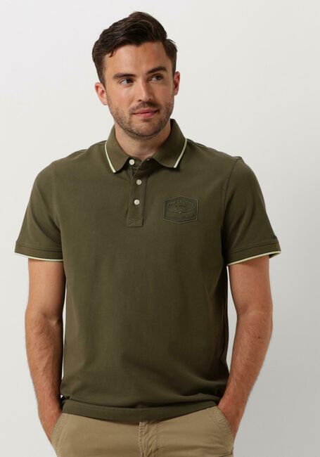 PME LEGEND Polo SHORT SLEEVE POLO STRETCH PIQUE PACKAGE en vert - large