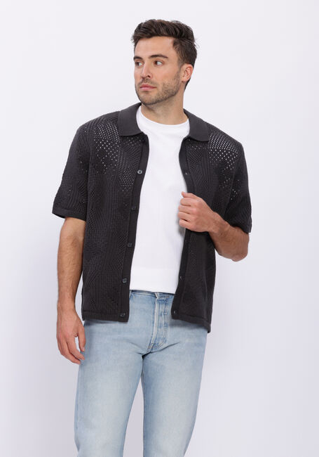 Zwarte LEVI'S Casual overhemd SWEATER CAMP SHIRT - large