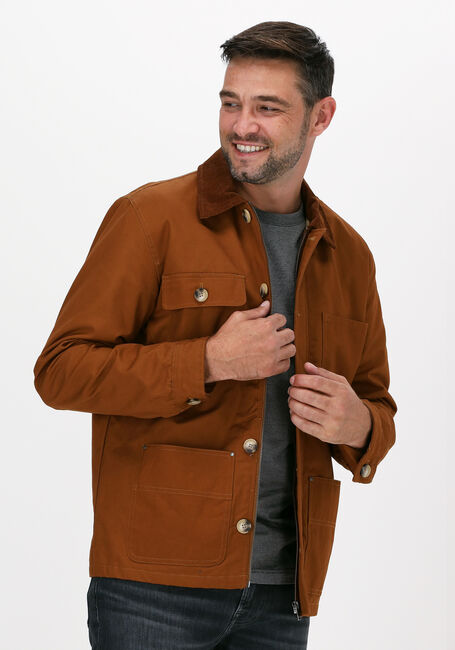 SELECTED HOMME Jack SLHSUST. ICONICS CHORE JKT W en marron - large