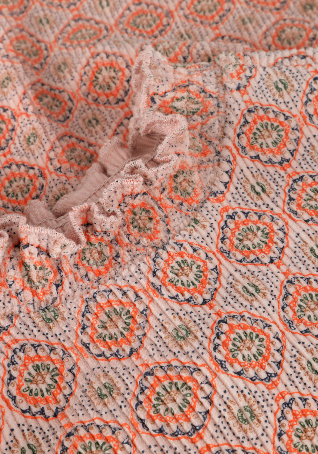 NONO KOS AOP RIB SHIRT Hauts & T-shirts en rose - large