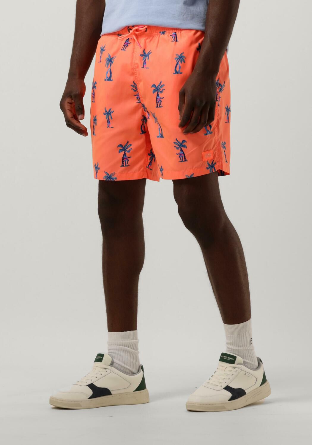 SCOTCH SODA MID LENGTH PRINTED SWIMSHORT en rose Omoda