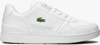 Witte LACOSTE Lage sneakers T-CLIP