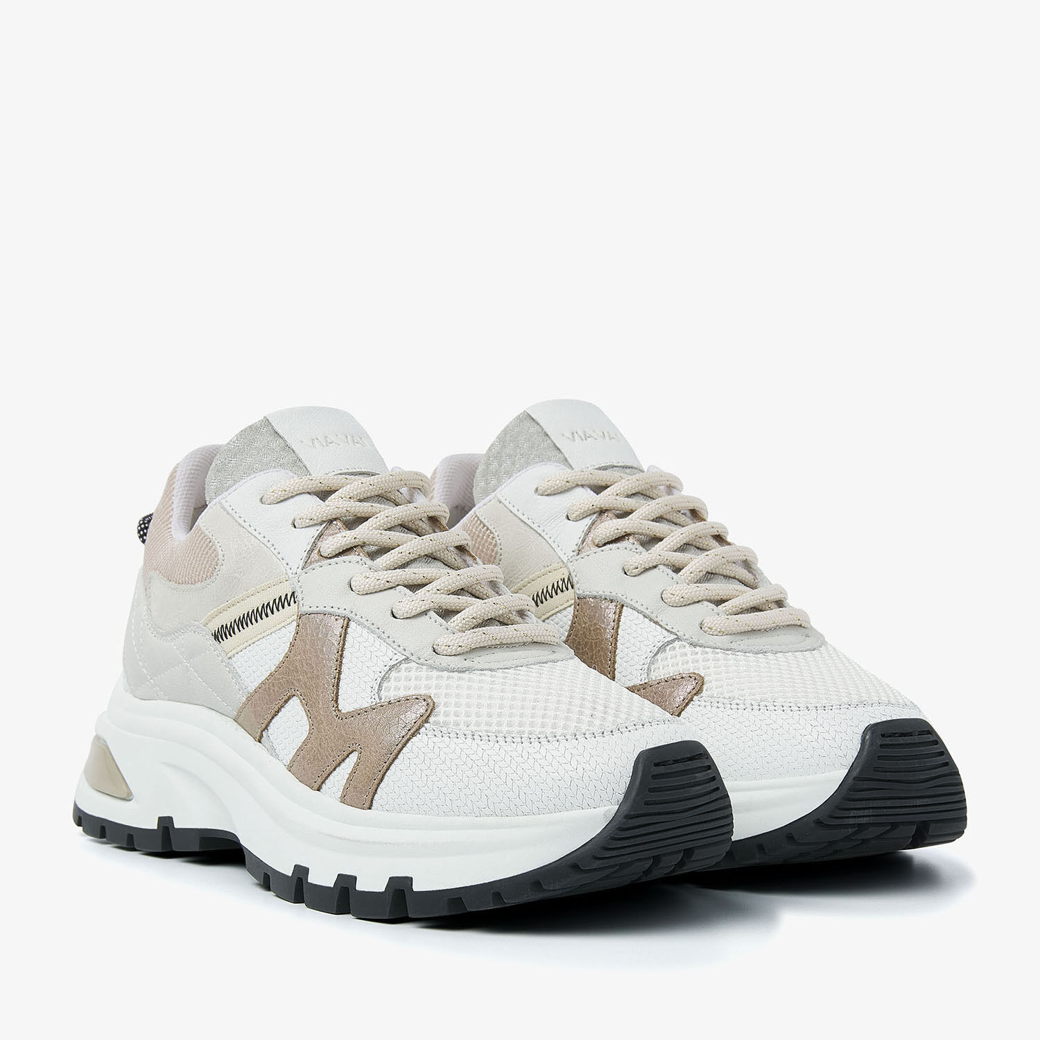 Witte VIA VAI Sneakers LIZ FINLEY - large