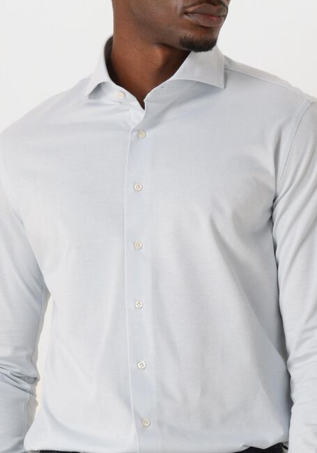 PROFUOMO Chemise classique SHIRT X-CUTAWAY JAPANESE KNITTED Bleu clair - large
