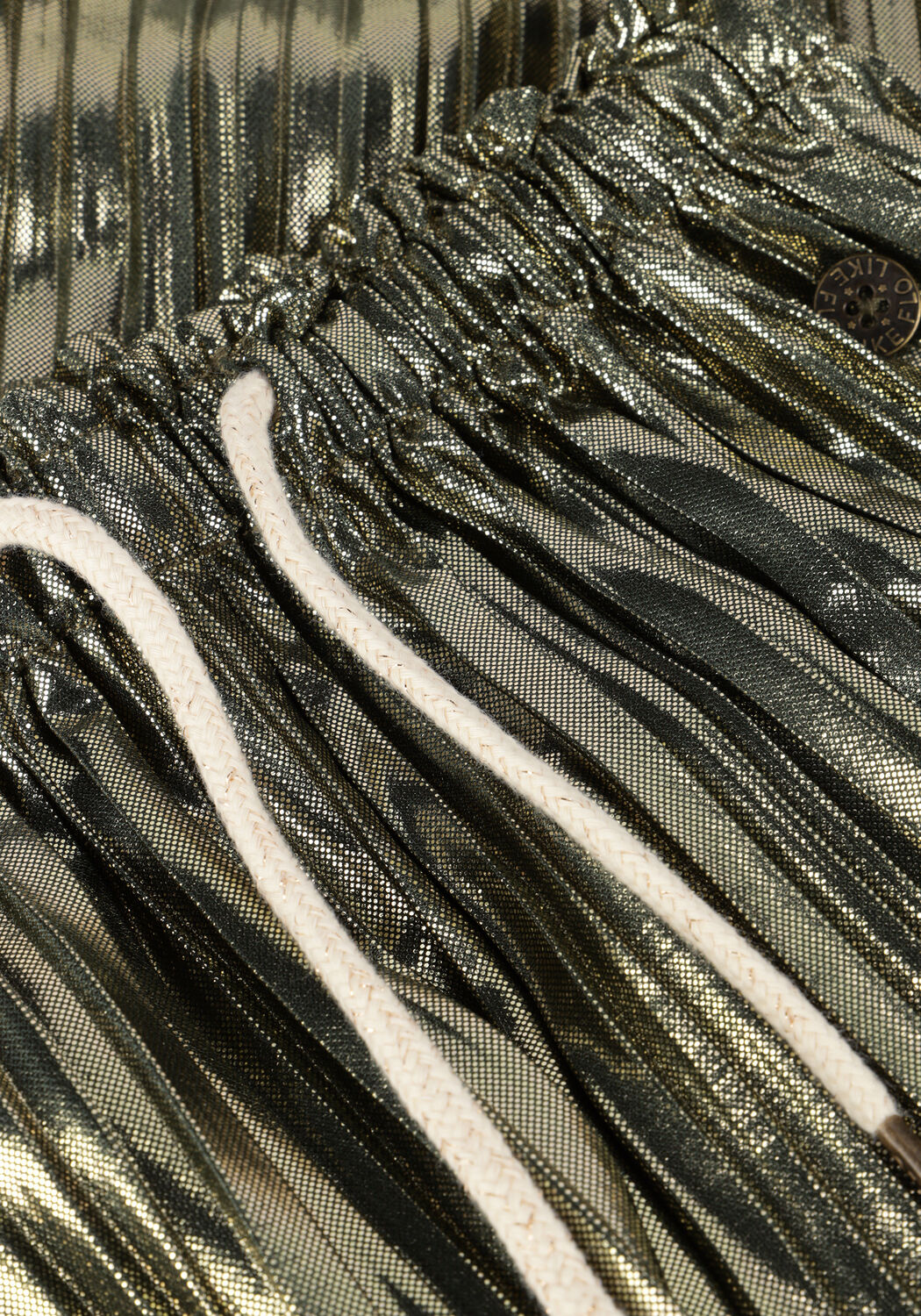 Metallic LIKE FLO Pantalon FENNA FLO PLISSE PANTS - large