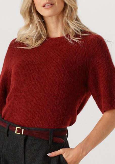 Rode MSCH COPENHAGEN Trui MSCHMILANIA HOPE 2/4 PULLOVER - large