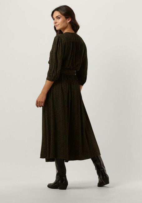 SCOTCH & SODA Robe midi MIDI WRAP DRESS Vert foncé - large