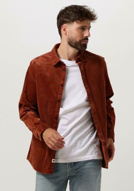 Bruine ANERKJENDT Overshirt AKLEIF CORDUROY SHIRT - large