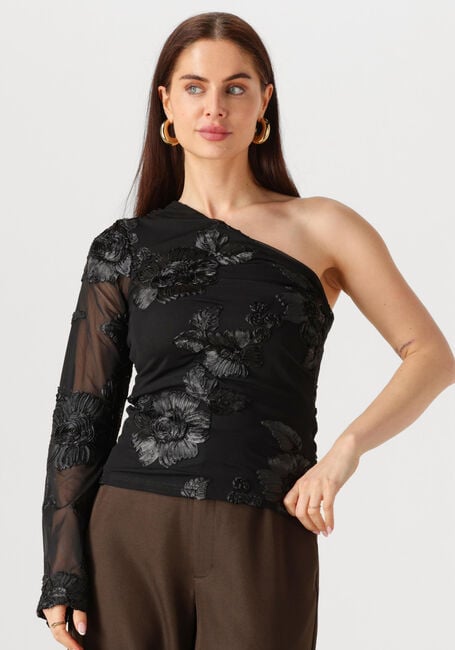 NEO NOIR FRIANA BIG FLOWER MESH BLOUSE Blouses en noir - large