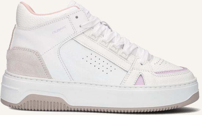 Witte NUBIKK Sneakers BASKET MID DAMES Witte NUBIKK Sneakers BASKET MID DAMES - large
