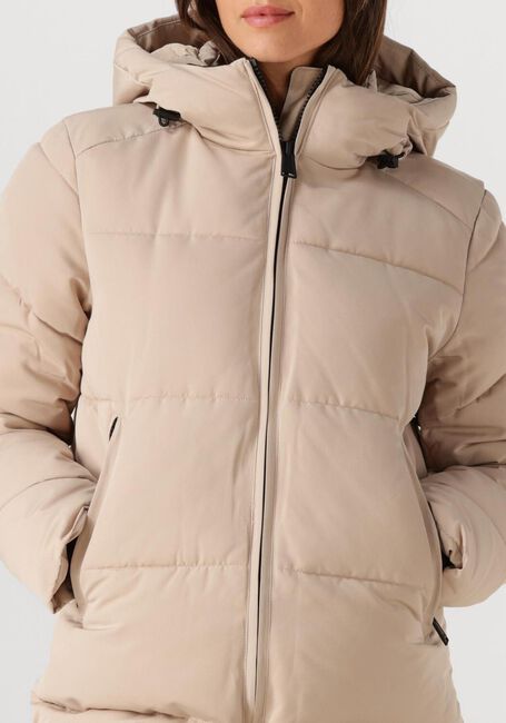 WITHBLACK Veste matelassé WBLGLORIAN LONG PUFFER JACKET en beige - large