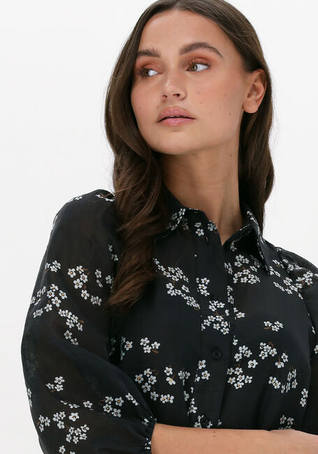 SECOND FEMALE Robe midi DAVIDA NEW DRESS en noir - large