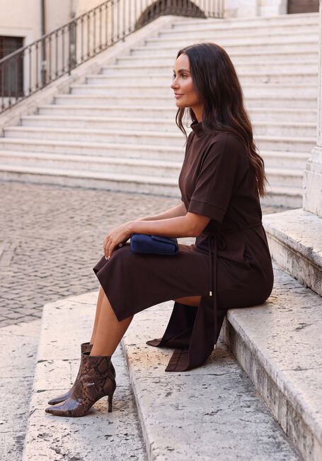 Bruine ANA ALCAZAR Mini jurk 042197.3912 - large
