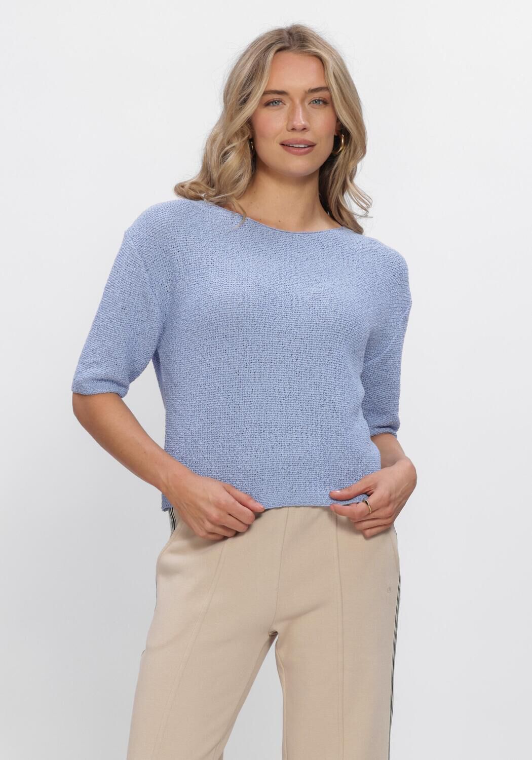 Blauwe AIMEE THE LABEL Truien/vesten NIKITA PULLOVER - large