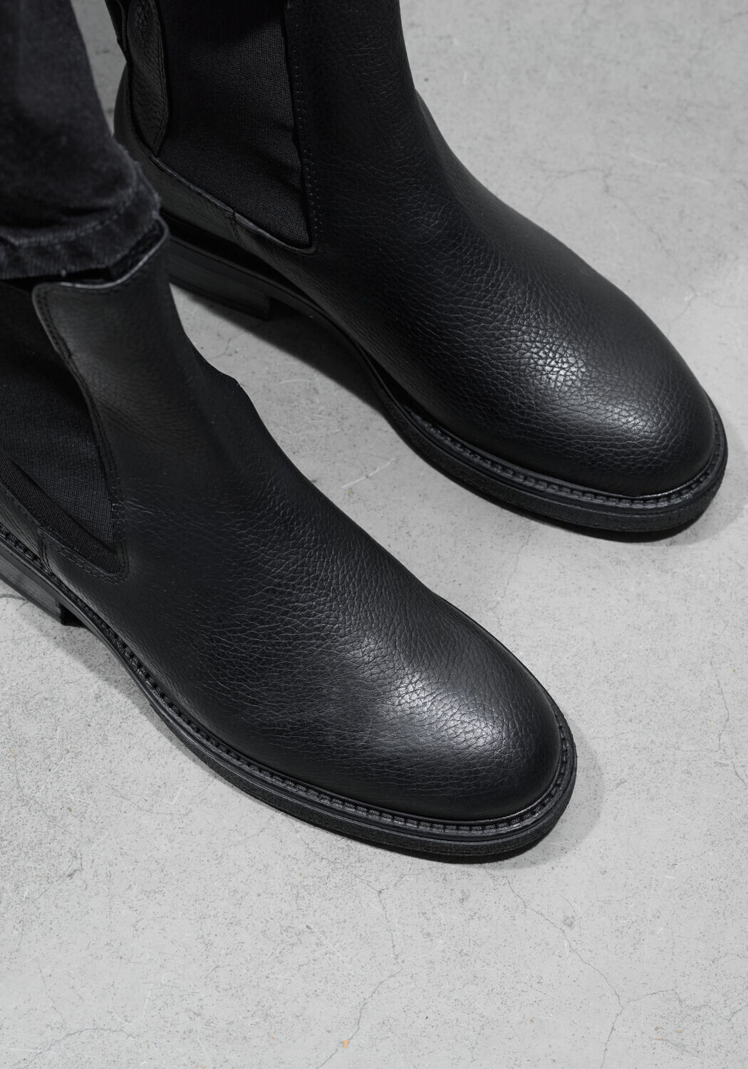 LINA LOCCHI Bottines chelsea 09-225 en noir - large