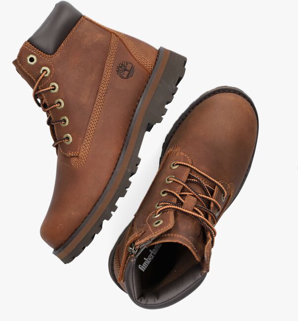 TIMBERLAND Bottines à lacets COURMA KID TRADITIONAL 6 INCH en cognac  - large