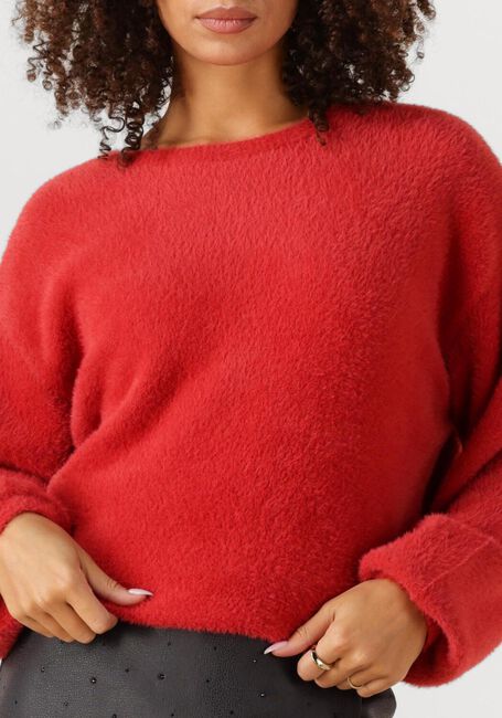 Rode JANSEN AMSTERDAM Trui CAILY TRUI P 150 ROUND NECKLINE - large