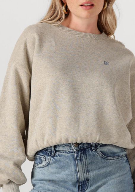 Grijze BY-BAR Trui BODIL SPARKLE SWEATER - large