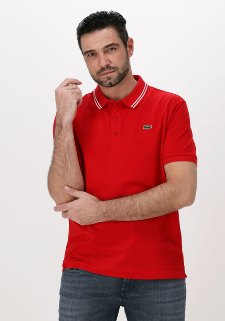LACOSTE Polo 1HP3 MEN'S S/S POLO 0122 en rouge - large