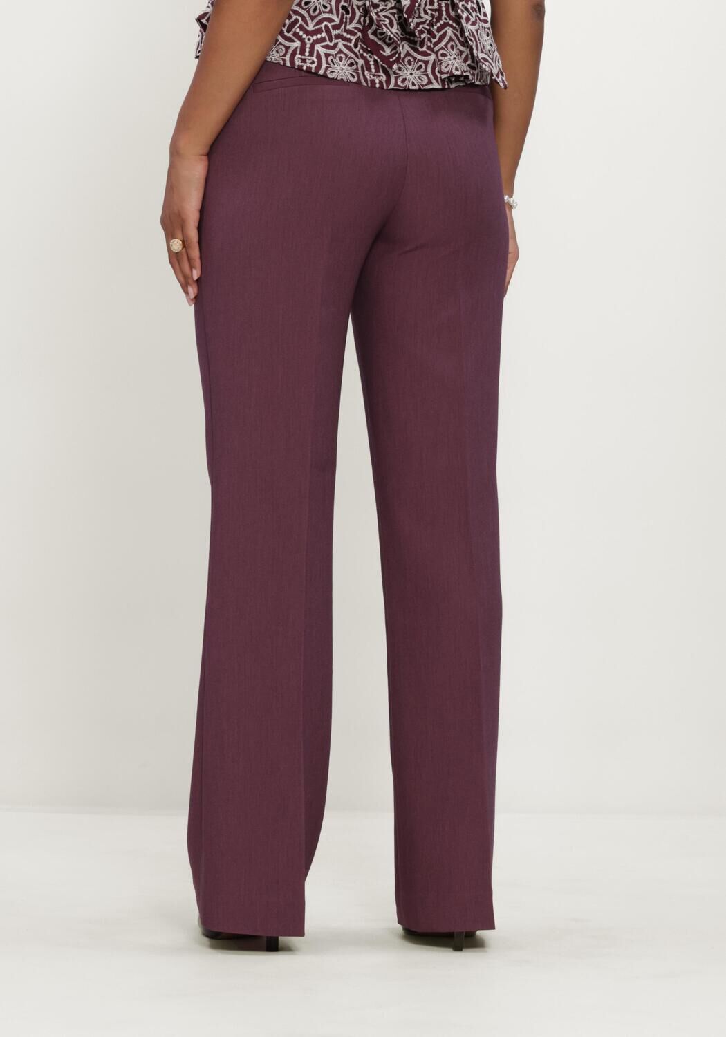 AAIKO Pantalon CHANTALLE R PES 345 Bordeaux - large