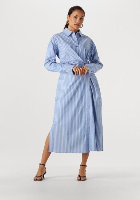 WITHBLACK WBLMESA STRIPED LS MIDI DRESS Robes en bleu - large