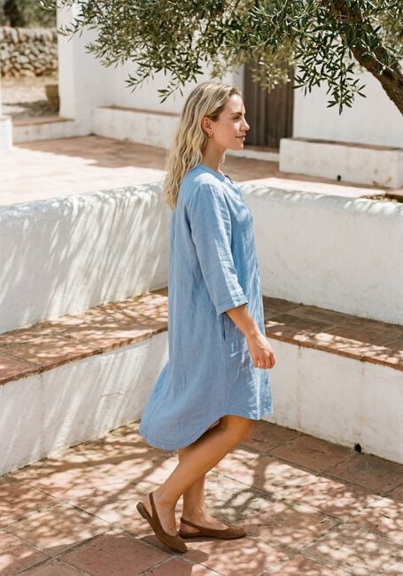 Blauwe NUKUS Mini jurk KATE DRESS MIX - large