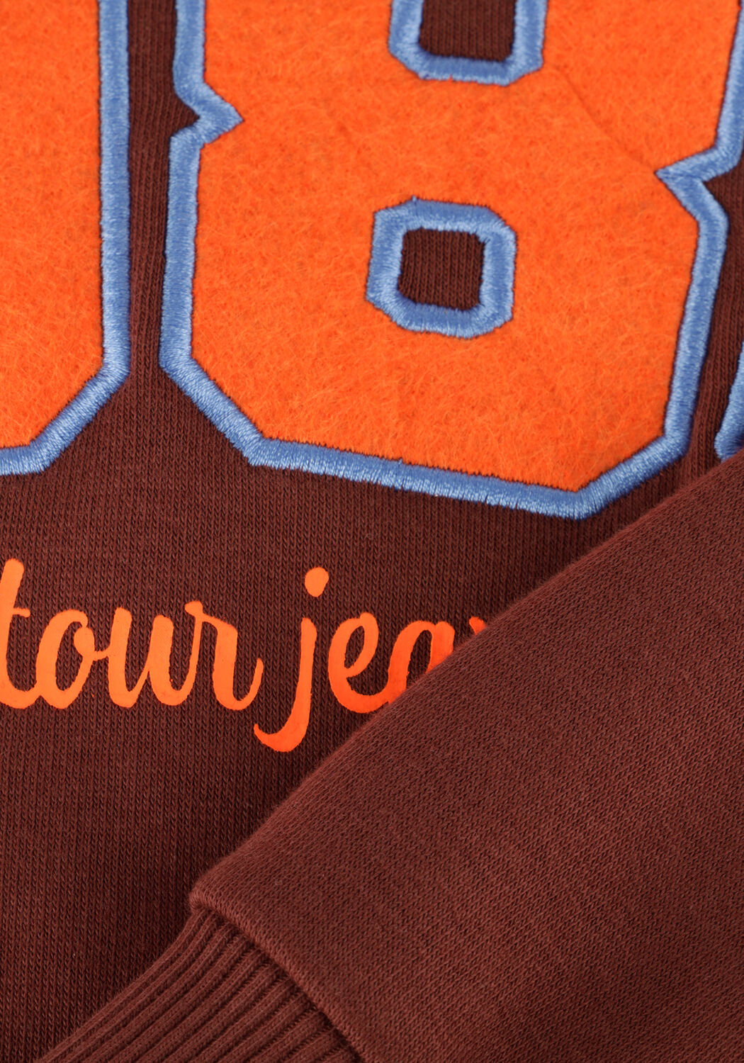 RETOUR Pull ROY en marron - large