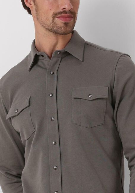 PROFUOMO Chemise décontracté OVERSHIRT WESTER en vert - large