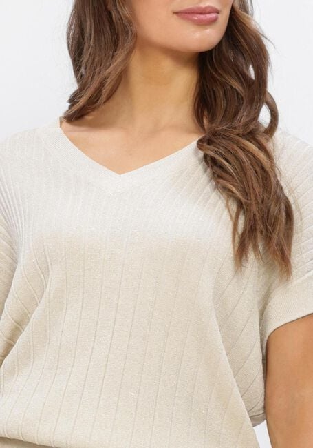 NUKUS Haut RAYA TOP LUREX Cr&egrave;me - large