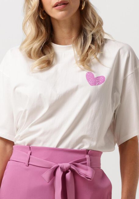 Witte YDENCE T-shirt T-SHIRT HEY BABE - large