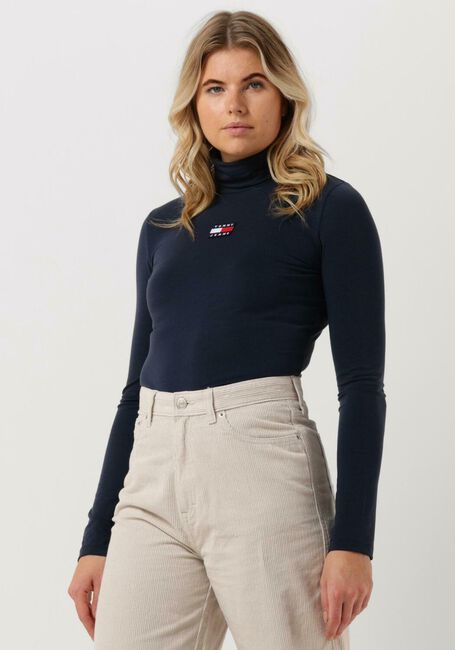 TOMMY JEANS Longsleeves OTHER KNIT LONGSLEEVE Bleu foncé - large