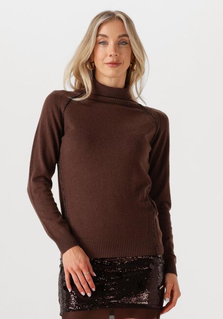 Bruine SILVIAN HEACH Trui TURTLE NECK SAM - large