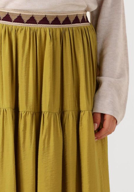 LOUIZON Jupe maxi WELLNESS en jaune - large