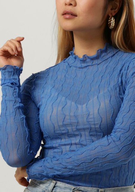 Lichtblauwe ENVII Top ENSOFIE LS T-N TEE 6958 - large