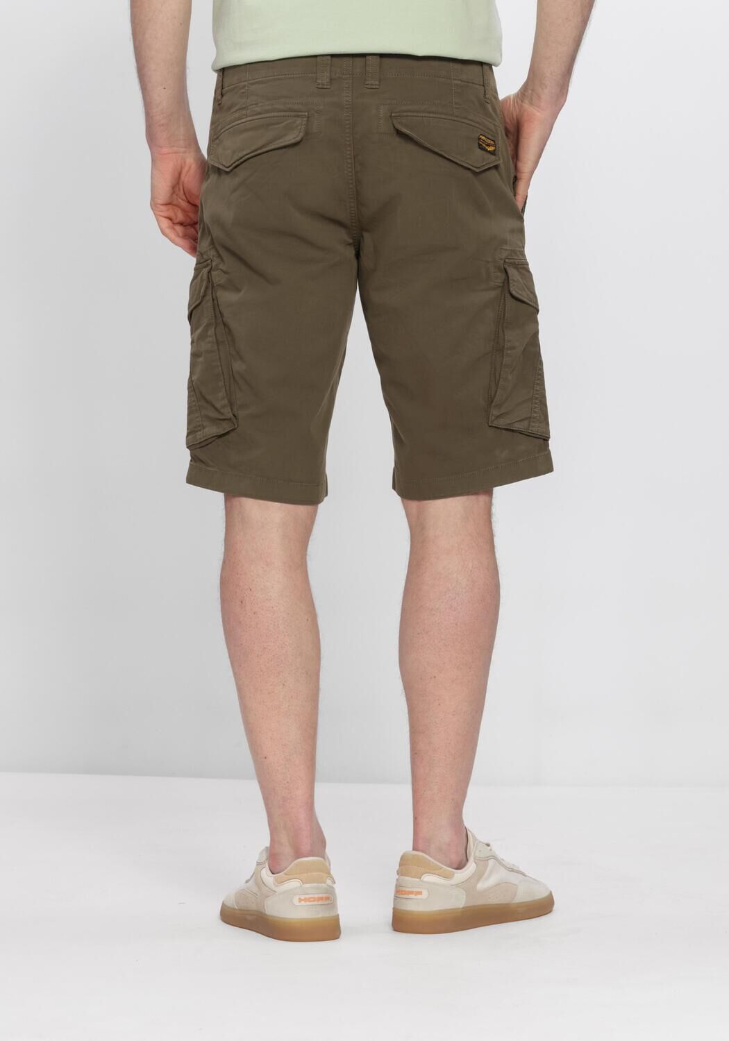 PME LEGEND Pantalon courte NORDROP CARGO SHORTS STRETCH TWILL Olive - large