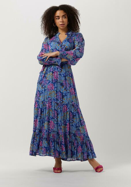 SUNCOO Robe maxi CENDRA en bleu - large