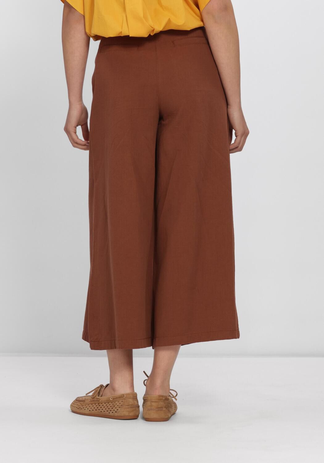 Bruine VANESSA BRUNO Wijde broek GRIFFON - large