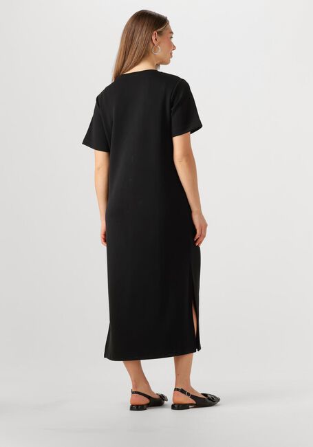 Zwarte MY ESSENTIAL WARDROBE Midi jurk HELLAMW R-NECK LONG DRESS - large