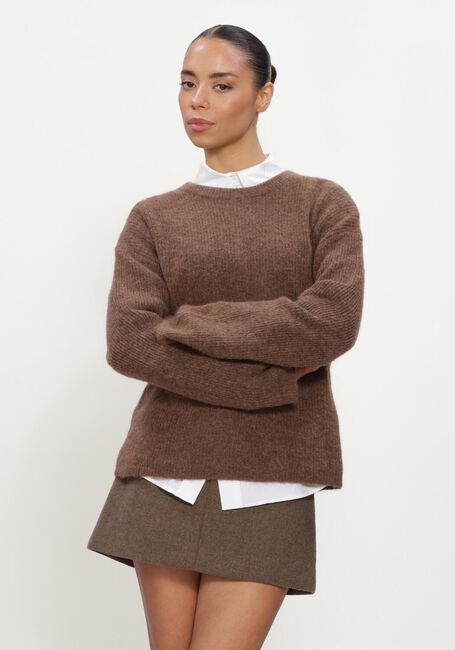 CO'COUTURE JAIDECC LS KNIT Pulls & Gilets en marron - large