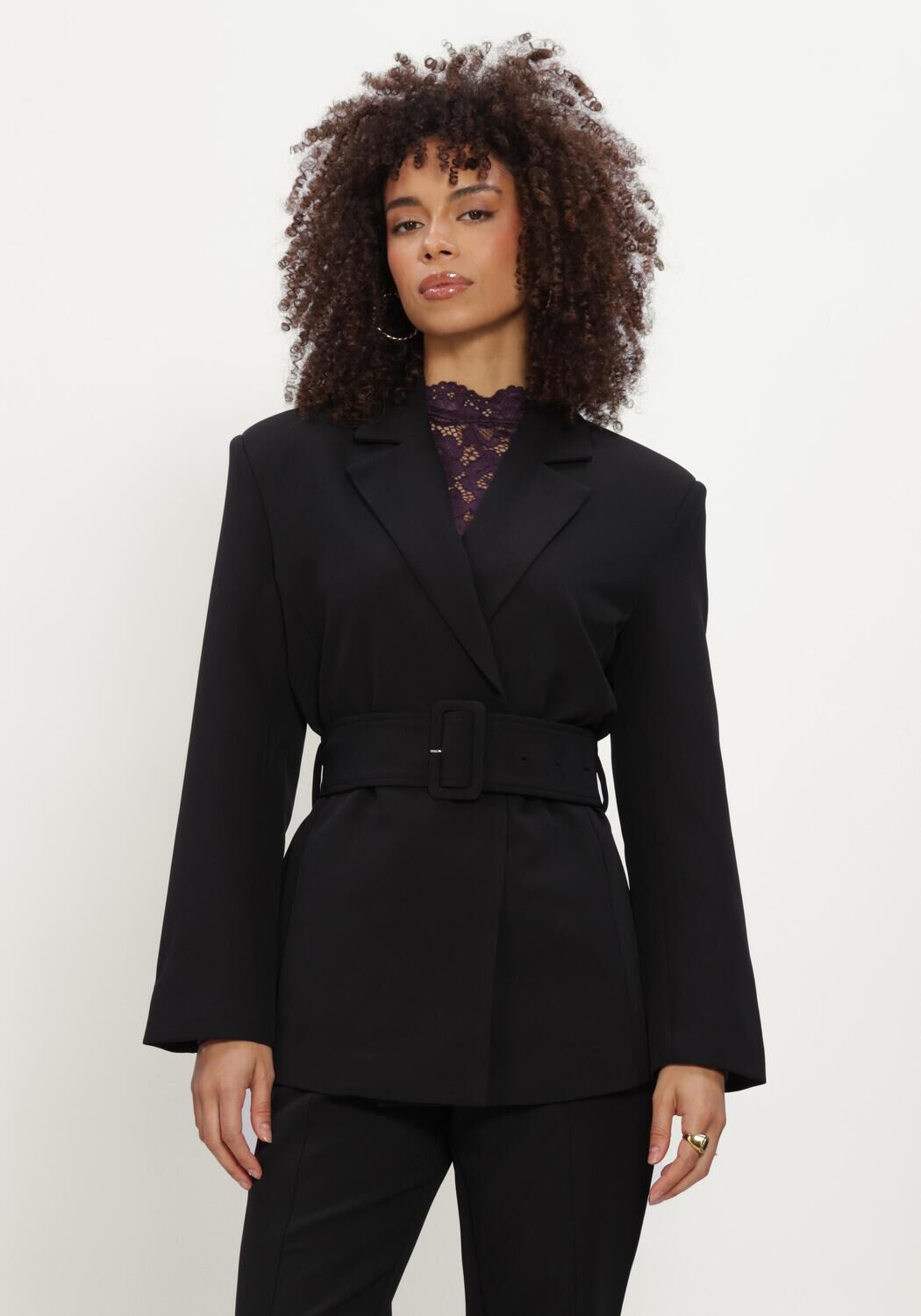 Y.A.S. Blazer YASTRAVY LS BLAZER S. en noir - large